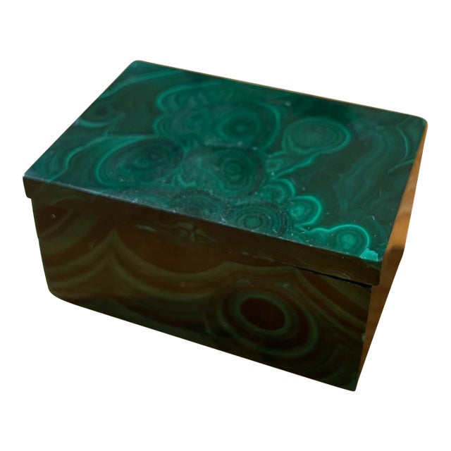 1940s Malachite Box For Sale