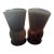 Vintage Carved Horn Scottish Thistle Salt and Pepper Shakers For Sale