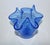 Mid-Century Modern Vintage Murano Style Art Glass Fazzoletto Handkerchief Vase For Sale - Image 3 of 6