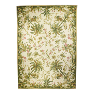 Aubusson Flat Weave Wool Rug 12'0" X 15'0"