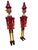 Original Pinocchio dolls (set of 2) by Gio Galetti, Italy 70s Height 80Width 15Depth 10 cm