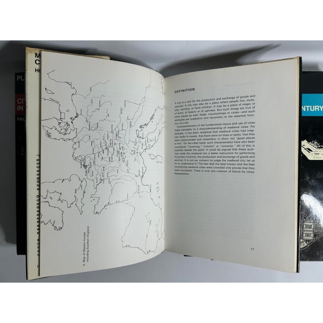 Black Late 1960s Illustrated Octavo Volume Set, Planning and Cities Published by George Brazillier - 6 Books For Sale - Image 8 of 15