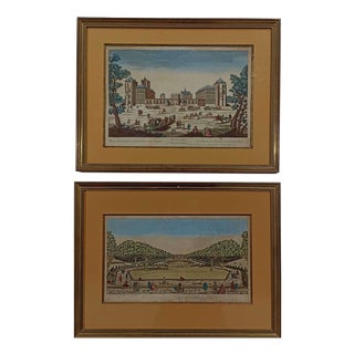 French Landscapes, 19th Century, Engravings, Set of 2 For Sale