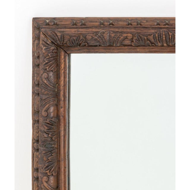 Neoclassical Style Carved Wood Framed Mirror For Sale - Image 4 of 6