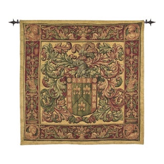 Arms of Nagera Loom Woven Tapestry - 125 X 125 Cm (4'1" X 4'1") - Requires Rod Size 4 For Sale