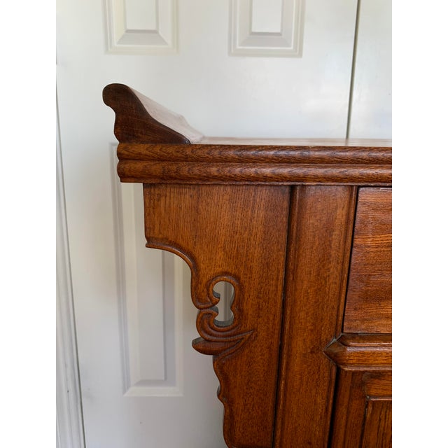 Vintage Chinoiserie Carved Chest For Sale - Image 12 of 18