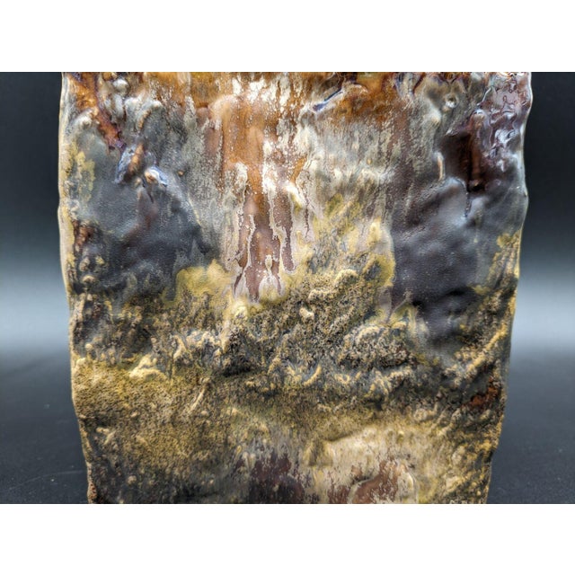 Vintage German Ceramic Vase with Glass Inlay from W. Goebel, 1960s For Sale - Image 12 of 14