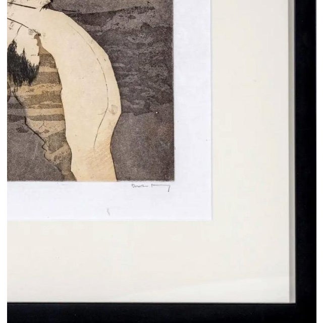 Rare Signed 1973 Dorothea Tanning Surrealist Etching en Chair Et en Or, Limited Edition Abstract Nude Modernist Wall Art For Sale - Image 11 of 14