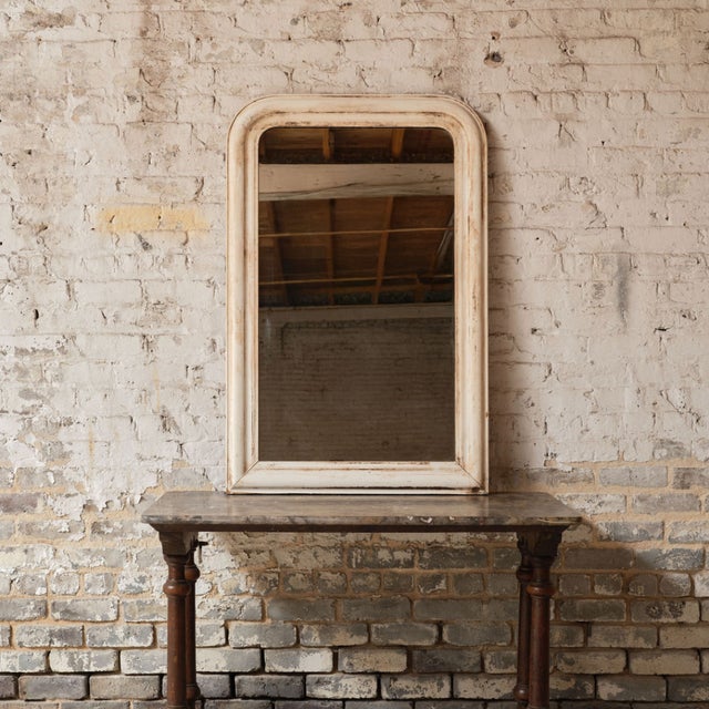 Add timeless elegance to your space with this late 19th century French Louis Philippe mirror, a classic piece known for...