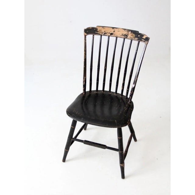 Antique Windsor Chair For Sale - Image 4 of 12