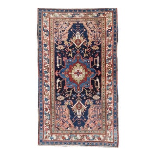 Antique Heriz 6.1x3.7 Oriental Rug Circa 1920's For Sale