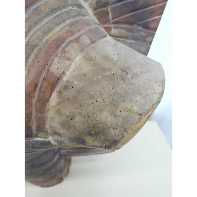 African Songye Mid Century Hand Carved Wooden Tribal Mask For Sale - Image 11 of 12