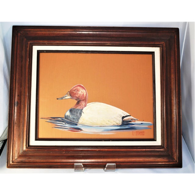 2010s Contemporary Painting of a Wild Duck by Luke Stamos For Sale - Image 5 of 5