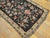 1900s Black Floral Antique European Besserabian Rug 3'0" X 7'3" Handwoven Wool Carpet For Sale In New York - Image 6 of 6