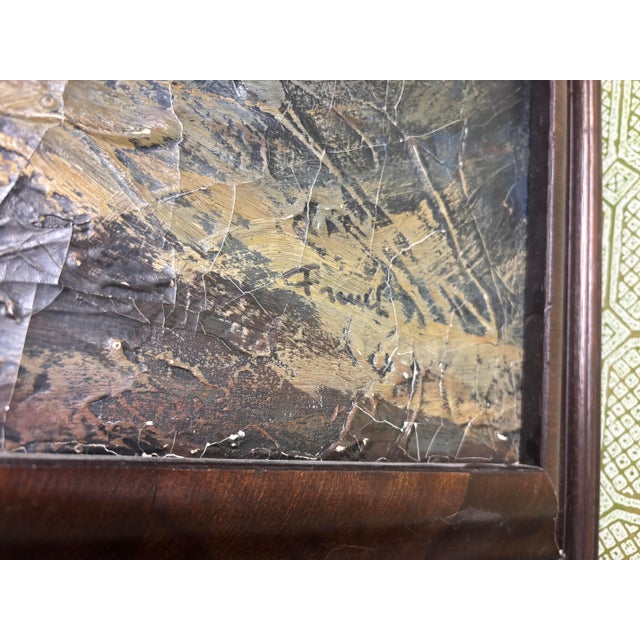 Wood Late 20th Century Framed Oil Painting Depicting the Cutty Sark For Sale - Image 7 of 8