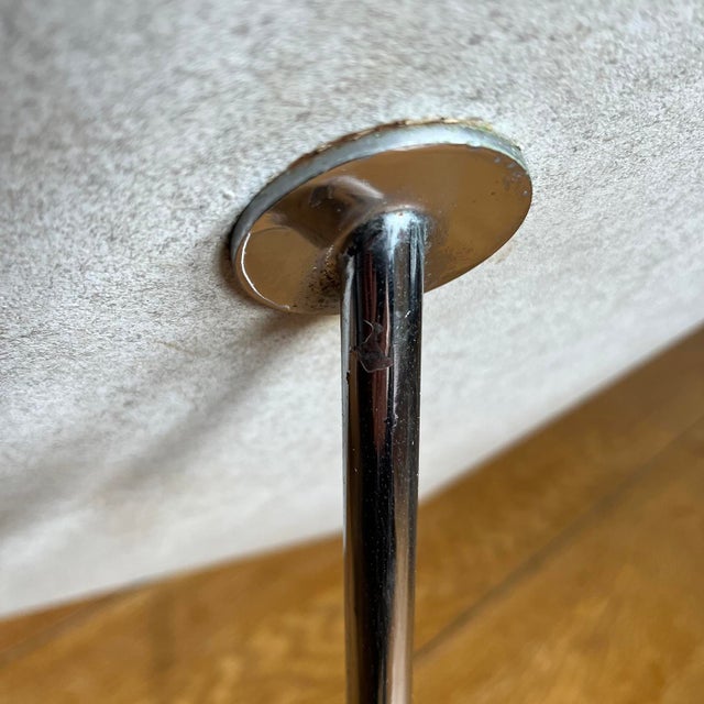 Early Metal Shell Coconut Chair in Brown Upholstery by George Nelson, 1955 For Sale - Image 15 of 17