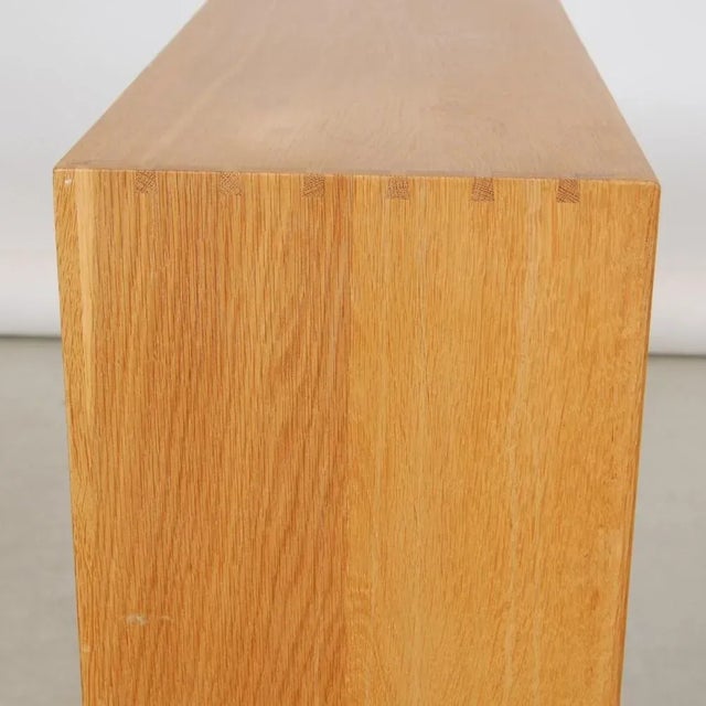 Brown Vintage Bookshelf in Oak by Mogens Koch for Rud. Rasmussen For Sale - Image 8 of 11