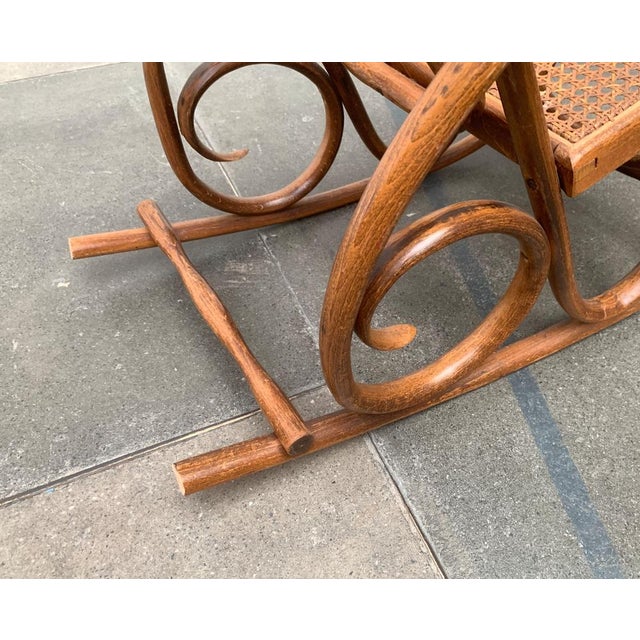 Jugendstil Children Rocking Chair, 1910s For Sale - Image 16 of 18