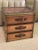 1990s 1990s Side Table Trunk W 3 Drawers Copper & Brass For Sale - Image 5 of 12