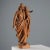 Modern Sculpture of Virgin Mary with Child in Terracotta For Sale - Image 12 of 12