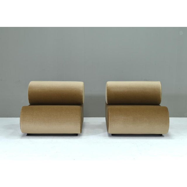 Corbi Lounge Chairs in Mohair by Klaus Uredat for Cor, Germany, 1969, Set of 2 For Sale - Image 4 of 18