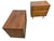 Mid-Century Modern 3-Drawer Walnut Bachelor Chests - Set of 2 - Refinished! For Sale - Image 4 of 8