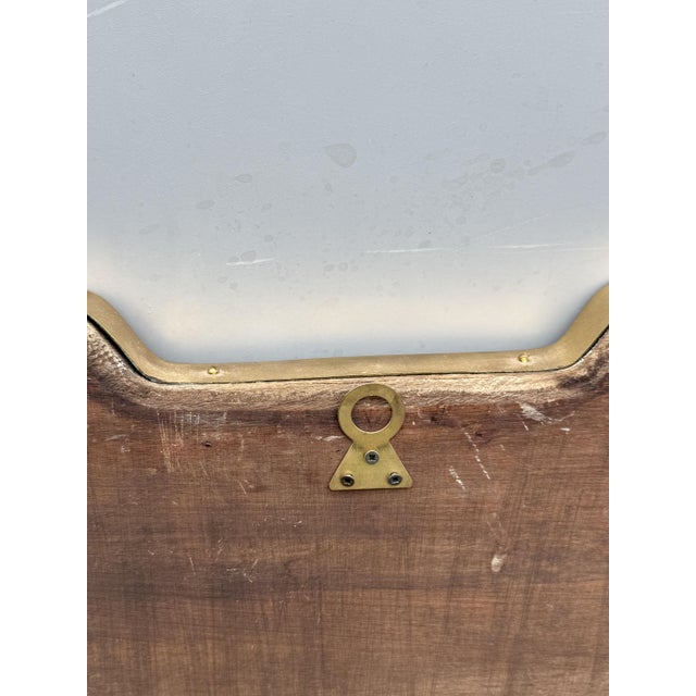 Brass Mirror from Gio Ponti, Italy, 1950s For Sale - Image 9 of 11