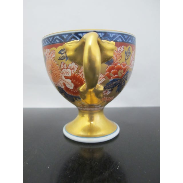 Japanese Arita Ware Imari Kisen Kiln Vivid Gokunishiki Porcelain Cup & Saucer For Sale - Image 10 of 16