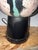 Artful Painting Like Mid Century Modern Turned Pottery Ceramic Lamp For Sale - Image 9 of 10