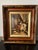 Framed Oil on Board Depicting "Woman Teaching Granddaughter to Saw", Mid-20th Century For Sale In Savannah - Image 6 of 6