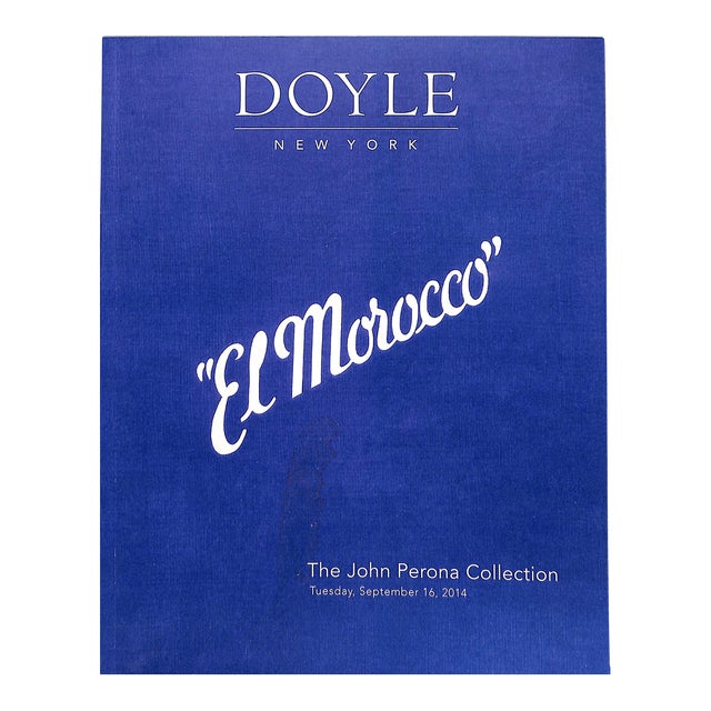 El Morocco the John Perona Collection - September 16, 2014 Doyle New York For Sale