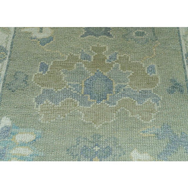 Turkish Turkish Oushak Rug 2'11" x 10'7" #19043 For Sale - Image 3 of 8
