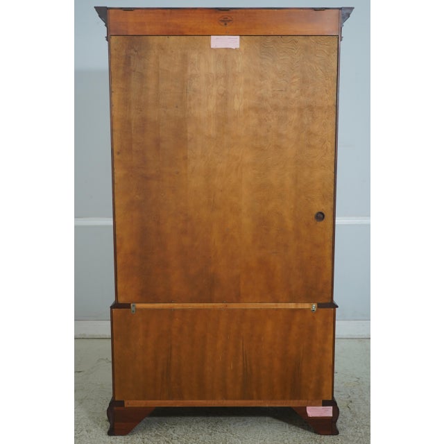 Henkel Harris Mahogany Tall Wardrobe Chifferobe Armoire For Sale - Image 17 of 18