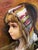 A captivating original oil on canvas by S. Barcellini (Italian, born 1926), depicting the artist’s iconic subject—a young...