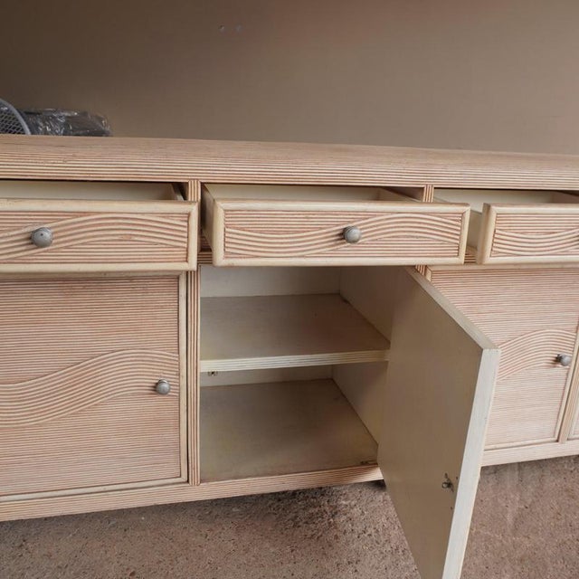 Vintage Pencil Reed Sideboard For Sale - Image 13 of 16