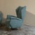Vintage Lounge Chairs with Brass Legs by Isa Ponte San Pietro, 1950s, Set of 2 For Sale - Image 4 of 7