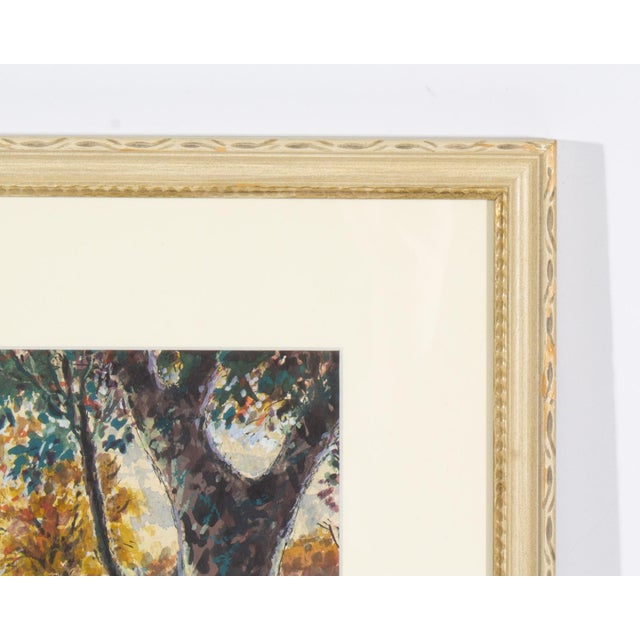 Mid 20th Century Watercolor Landscape Painting by Bill Abell For Sale - Image 5 of 7