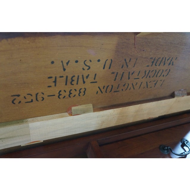 Bob Timberlake for Lexington American Cherry Farmhouse Coffee Cocktail Table 44" For Sale - Image 15 of 18