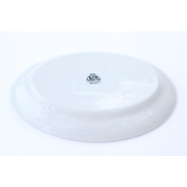 English 14.5" Ironstone Oval Platter/ H. Alcock & Co For Sale - Image 4 of 7