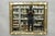 Vintage Chinoiserie Figural Eglomise Reverse Painted Oriental Wall Mirror. Item features antiqued silver leaf and oil drop...