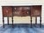 Antique Hepplewhite or Federal style mahogany sideboard buffet. Excellent condition. H: 37.5 inches W: 64 inches D: 20 inches