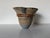 1980s Vintage Organic Studio Art Ceramic Vase With Natural Fiber Detail For Sale - Image 4 of 12