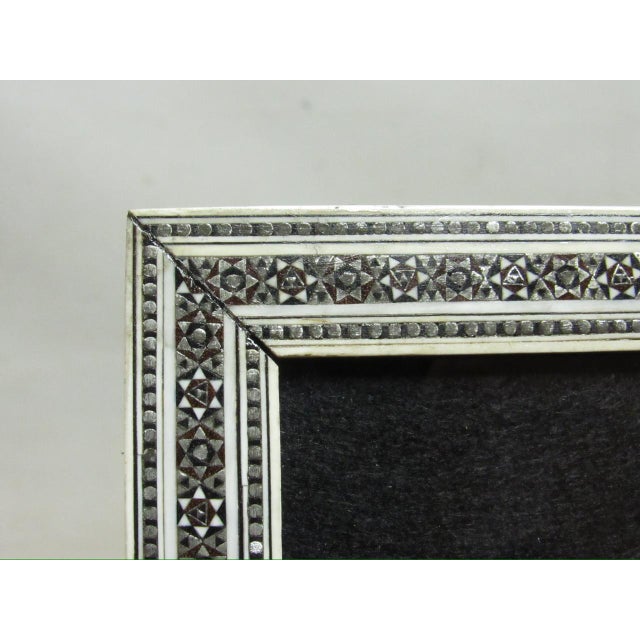 English Antique Anglo Indian Micromosaic Inlaid Photo Frame For Sale - Image 3 of 13