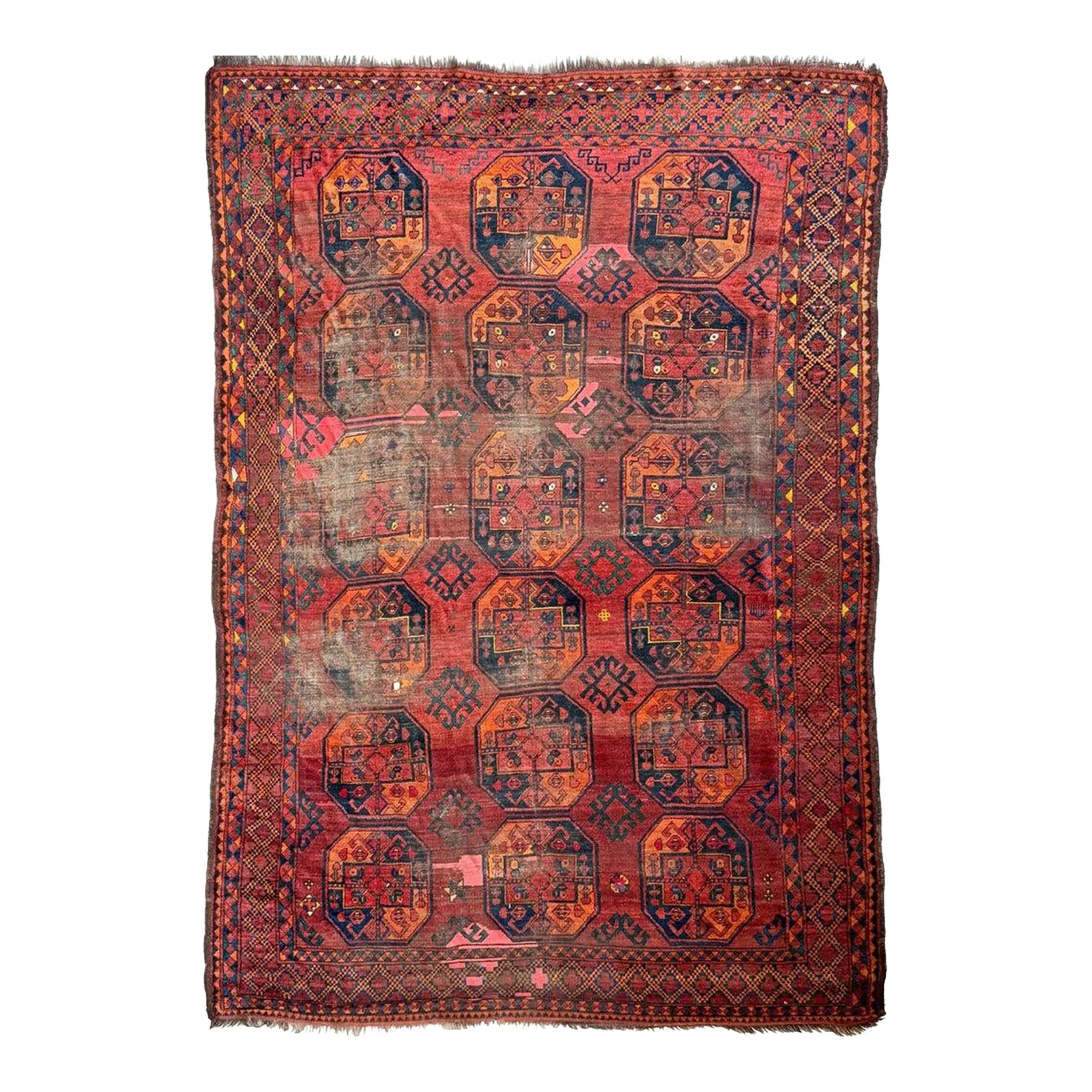 KINTSUGI Nomadic Elephant Track Village Antique Ersari Old-World Beauty ...