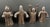 ITEM NAME: Set of 4 Folk Art Carved Wood Ghost Sculpture ORIGIN: Philippines AGES: Late 20th Century MATERIALS: Wood...