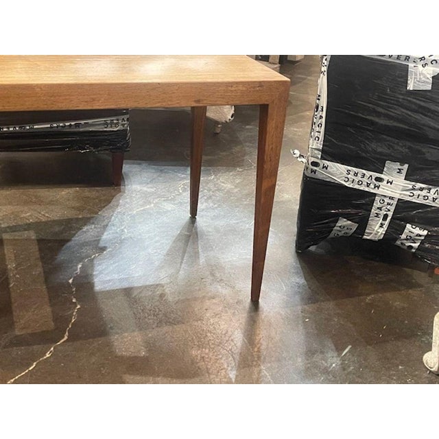 Mid 20th Century Pair of Dutch MCM Oak Side Tables For Sale - Image 5 of 8