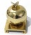 Figurative Brass Apple Paper Weight on a Brass Platform For Sale - Image 3 of 9