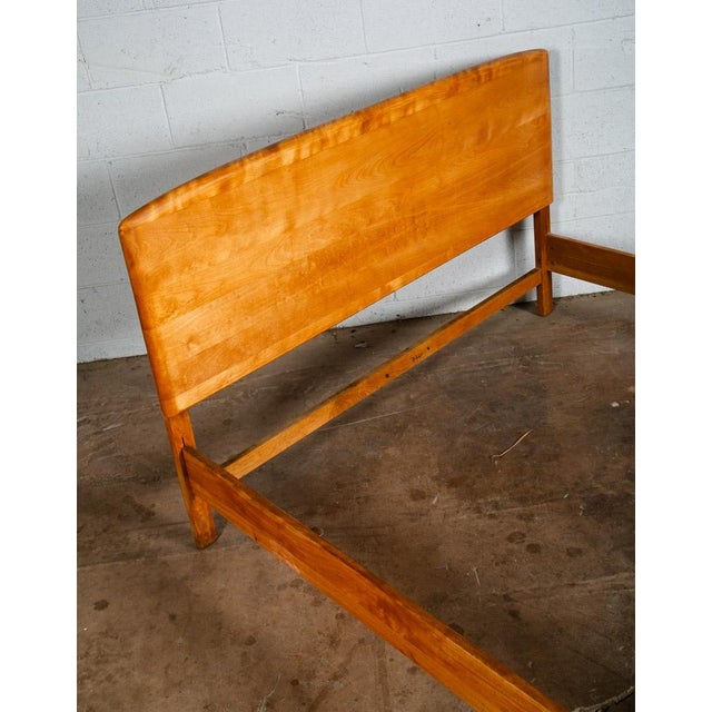 1960s Mid Century Modern Full Heywood Wakefield Solid Maple Bed Frame Chairish