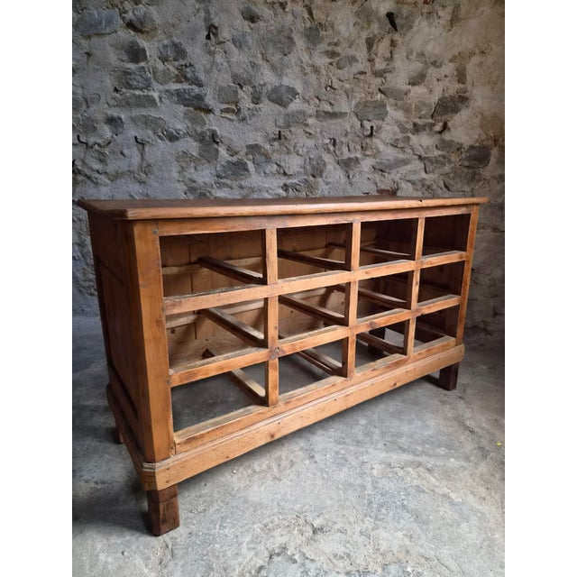 Antique Shop Counter with 12 Drawers, 1890s For Sale - Image 16 of 18