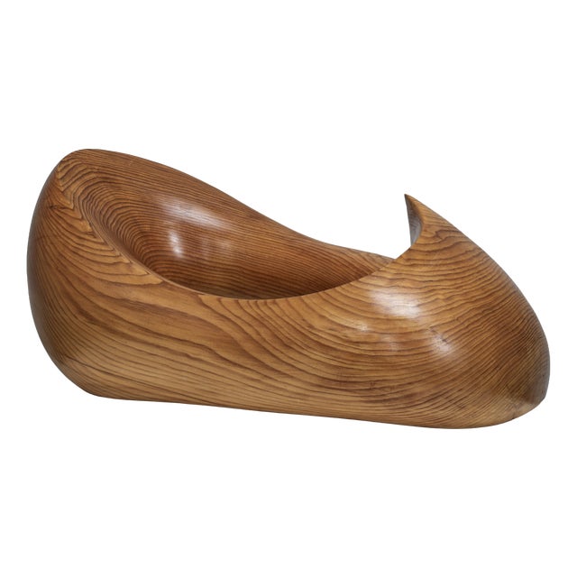 Ineke Van Zuuren, Flying Solo Organic Sculptural Form, 1970s, Pine For Sale
